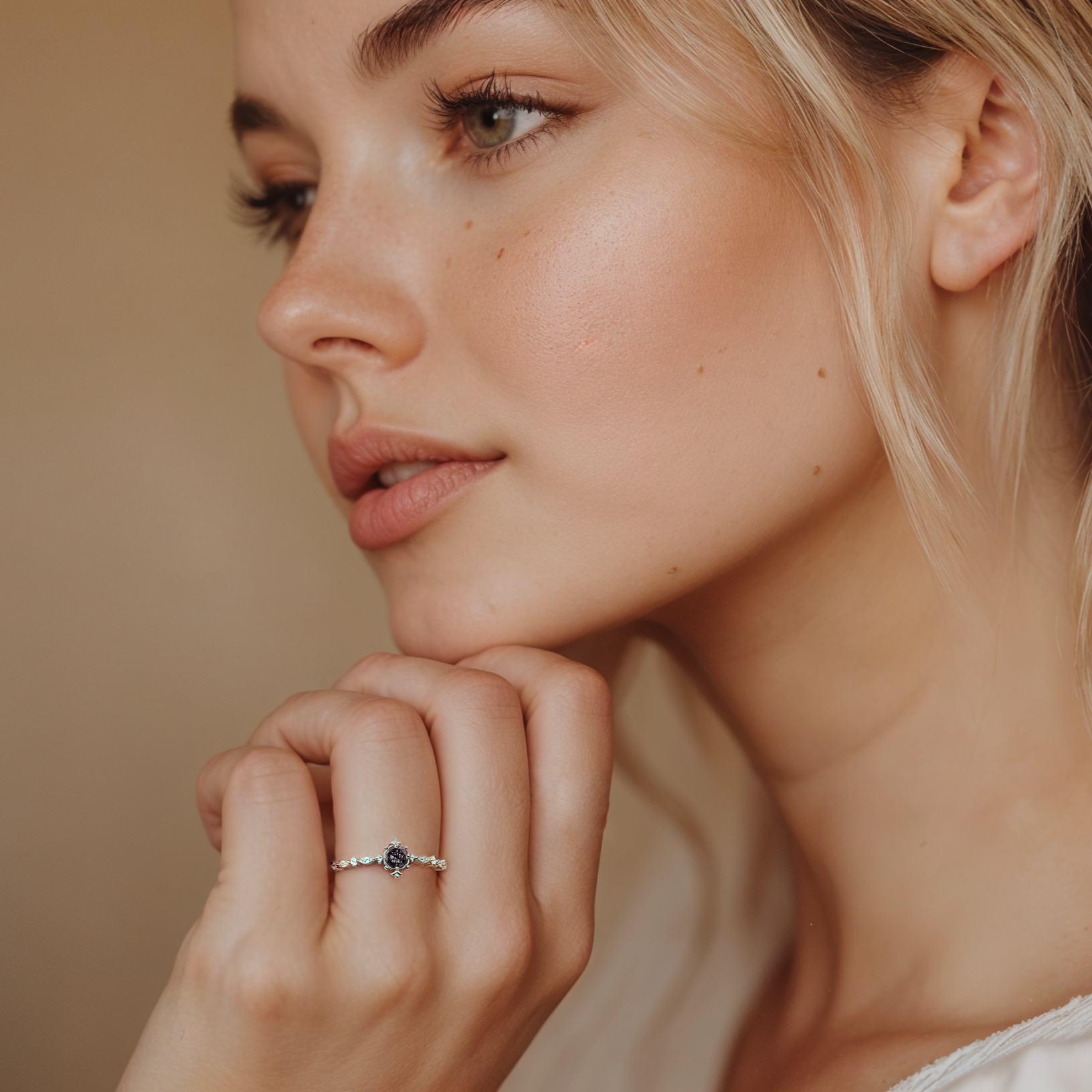 Dainty Black Rutilated Affair