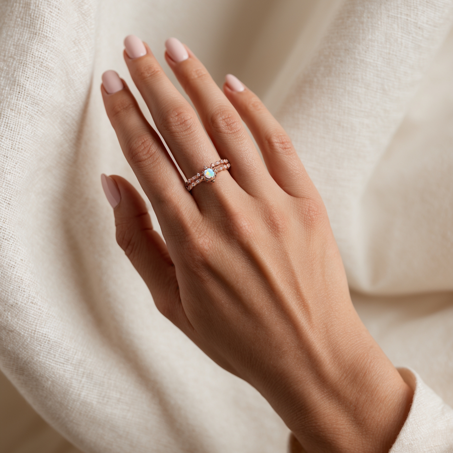 White Opal Promise of Forever Set