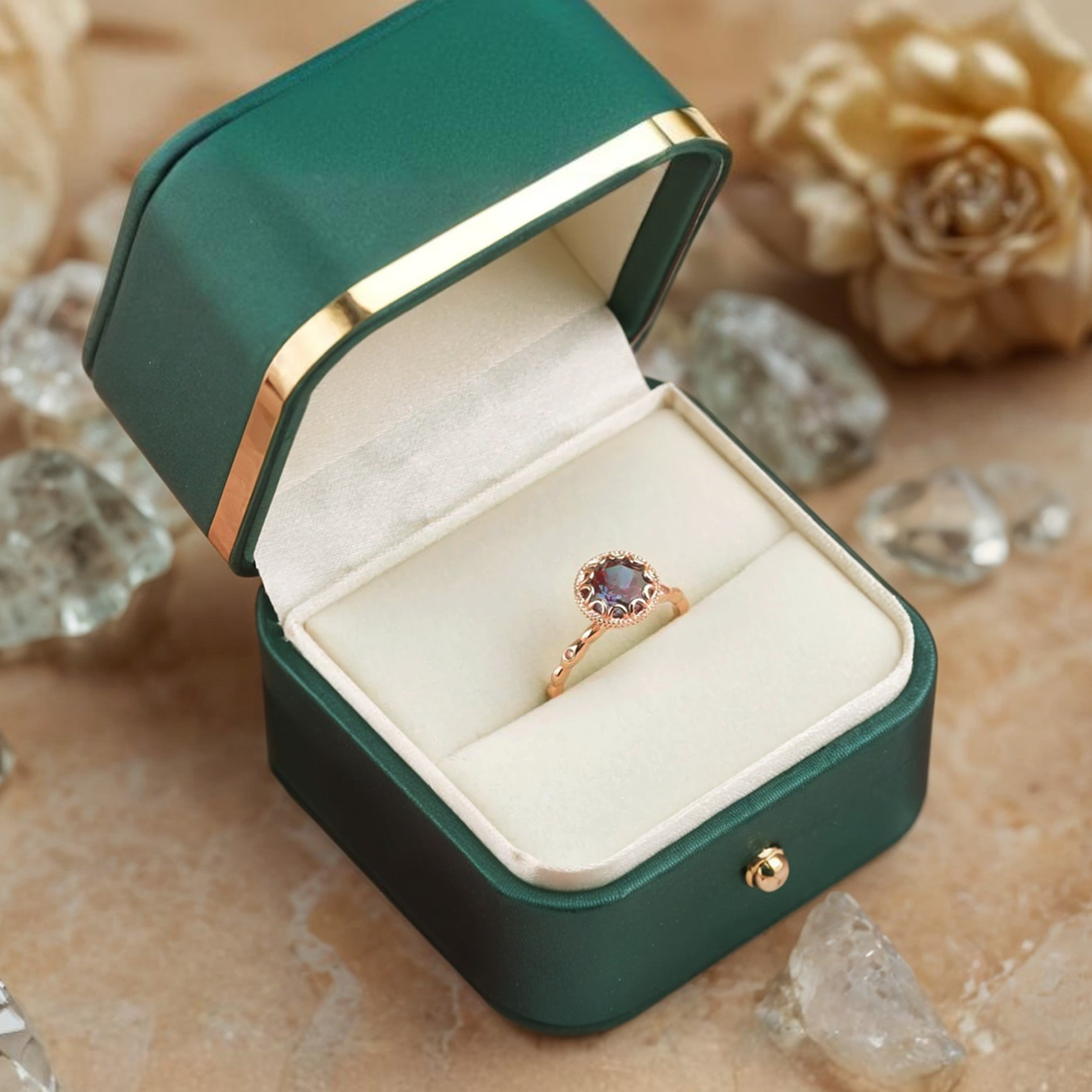 🌸 Hana ~ Vintage Alexandrite Ring