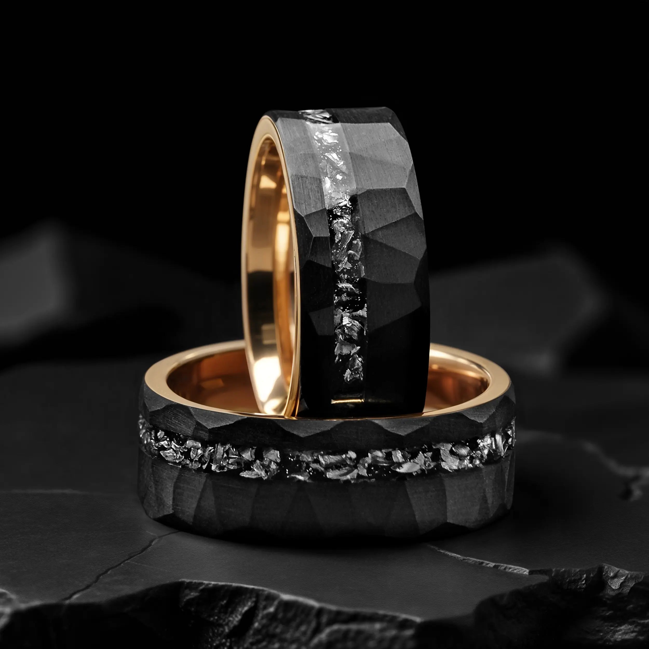 Meteorite Black Artistan Tungsten