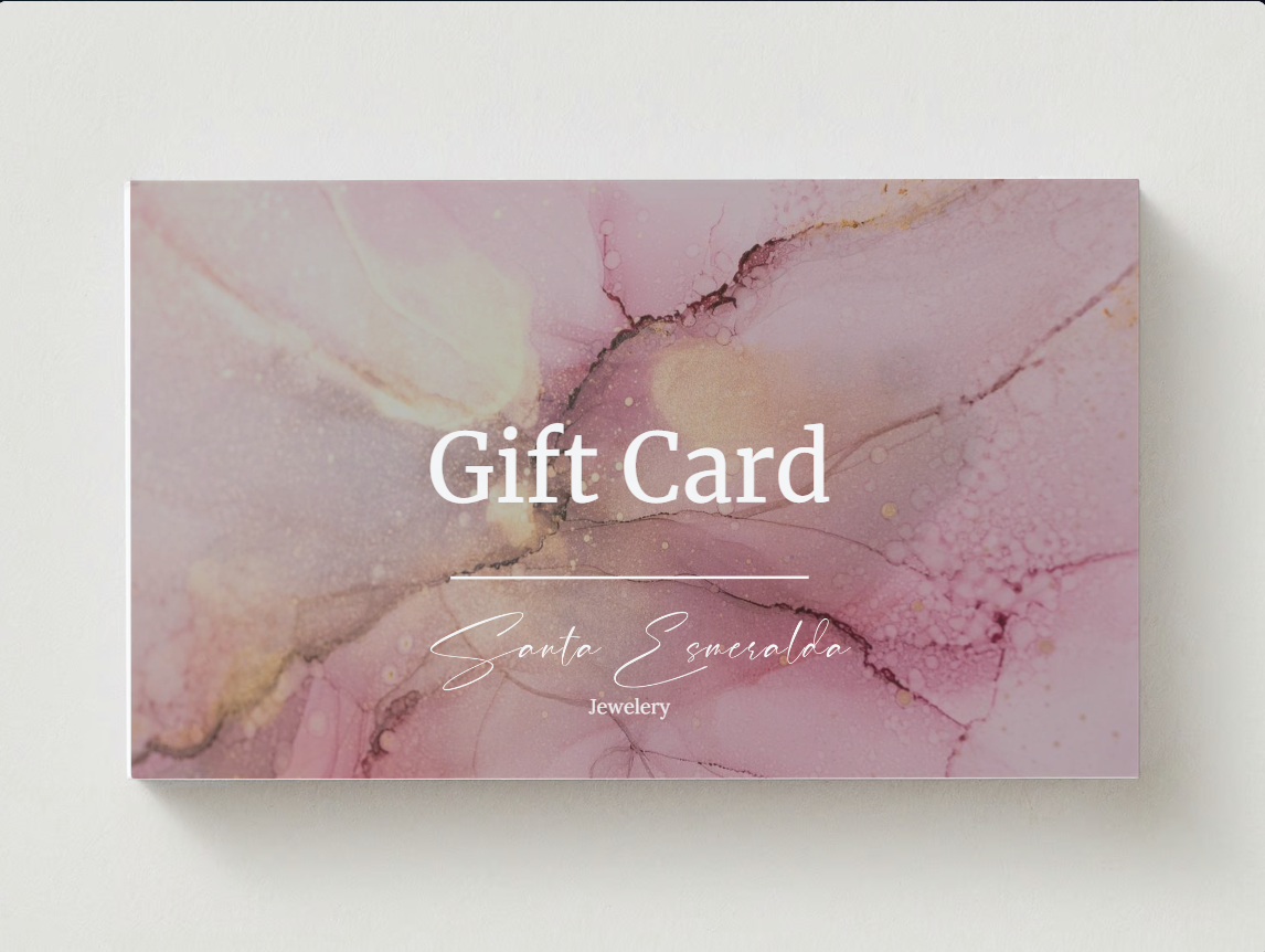 Santa Esmeralda Gift Card for timeless, handcrafted jewelry, offering flexibility and elegance for every special moment.